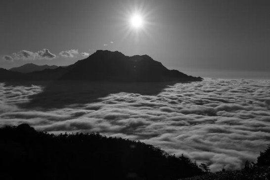 瓶ヶ森　石鎚山　雲海　登山　写真　景色　絶景