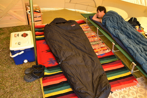 キャンプで快適に寝るために コット・マット・寝袋を購入！！ | 196 