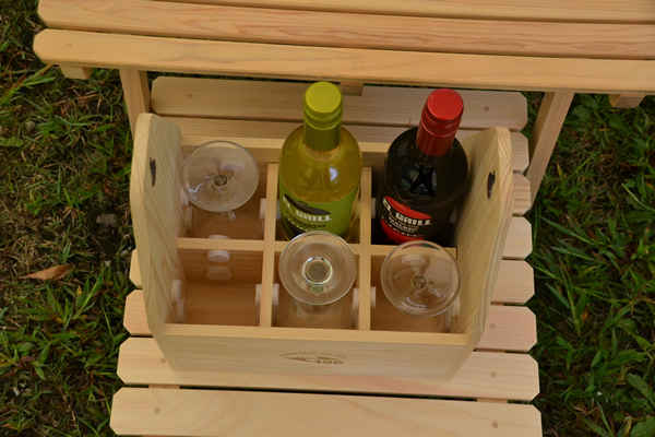 キャンプ　ワイン　ワイングラス　持ち運び　木製ケース　ウッドケース