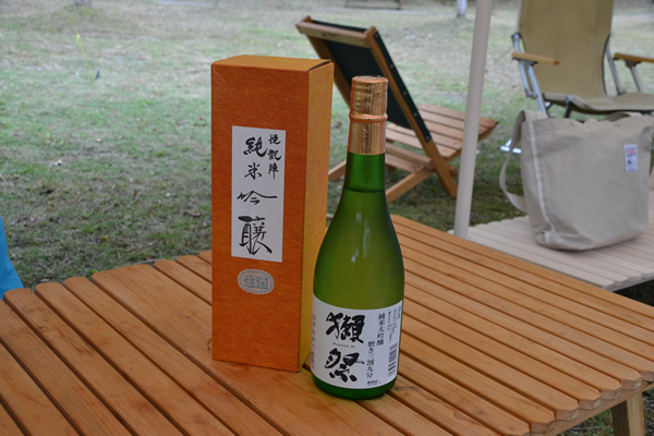 獺祭　だっさい　DASSAI　日本酒　清酒　旭酒造　キャンプ