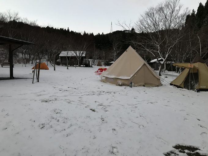 冬キャンプ　忘年会キャンプ　雪中キャンプ　四国キャンプ　高知キャンプ