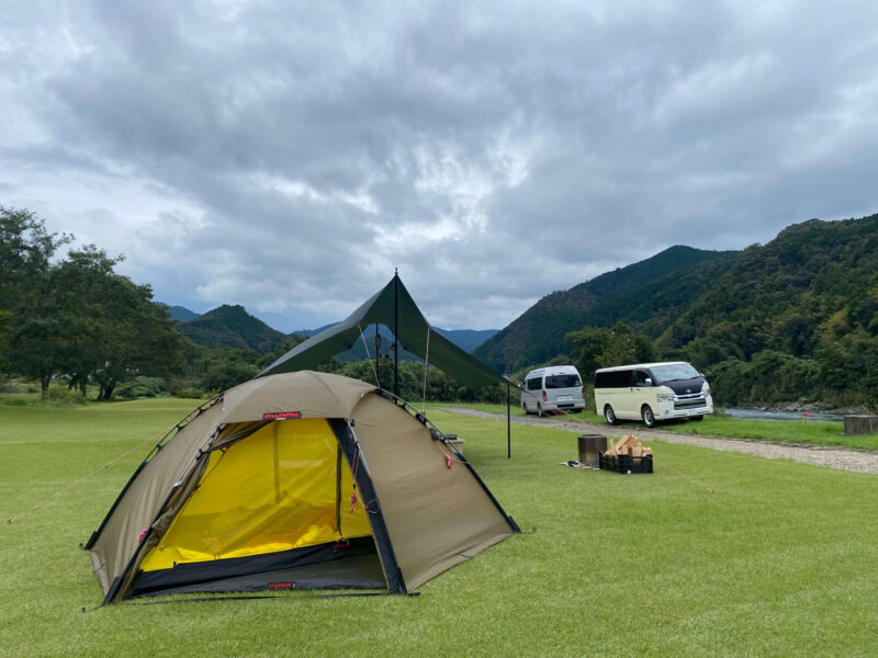 キャンプ 高知 四万十川 ふるさと交流センター ソロキャンプ デュオキャンプ